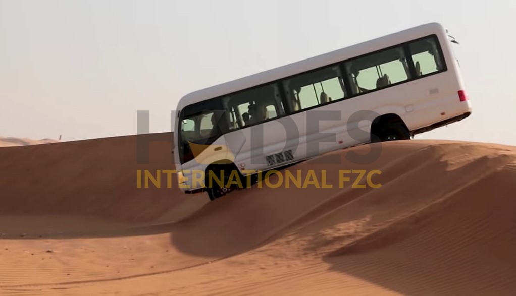 New Toyota Coaster 4,2L Diesel Converted to 4×4, Four-Wheel Drive for Desert and Highlands 2020 Model